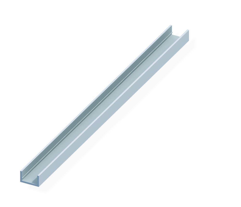 VORMANN U-Profil, 1000 mm, Aluminium