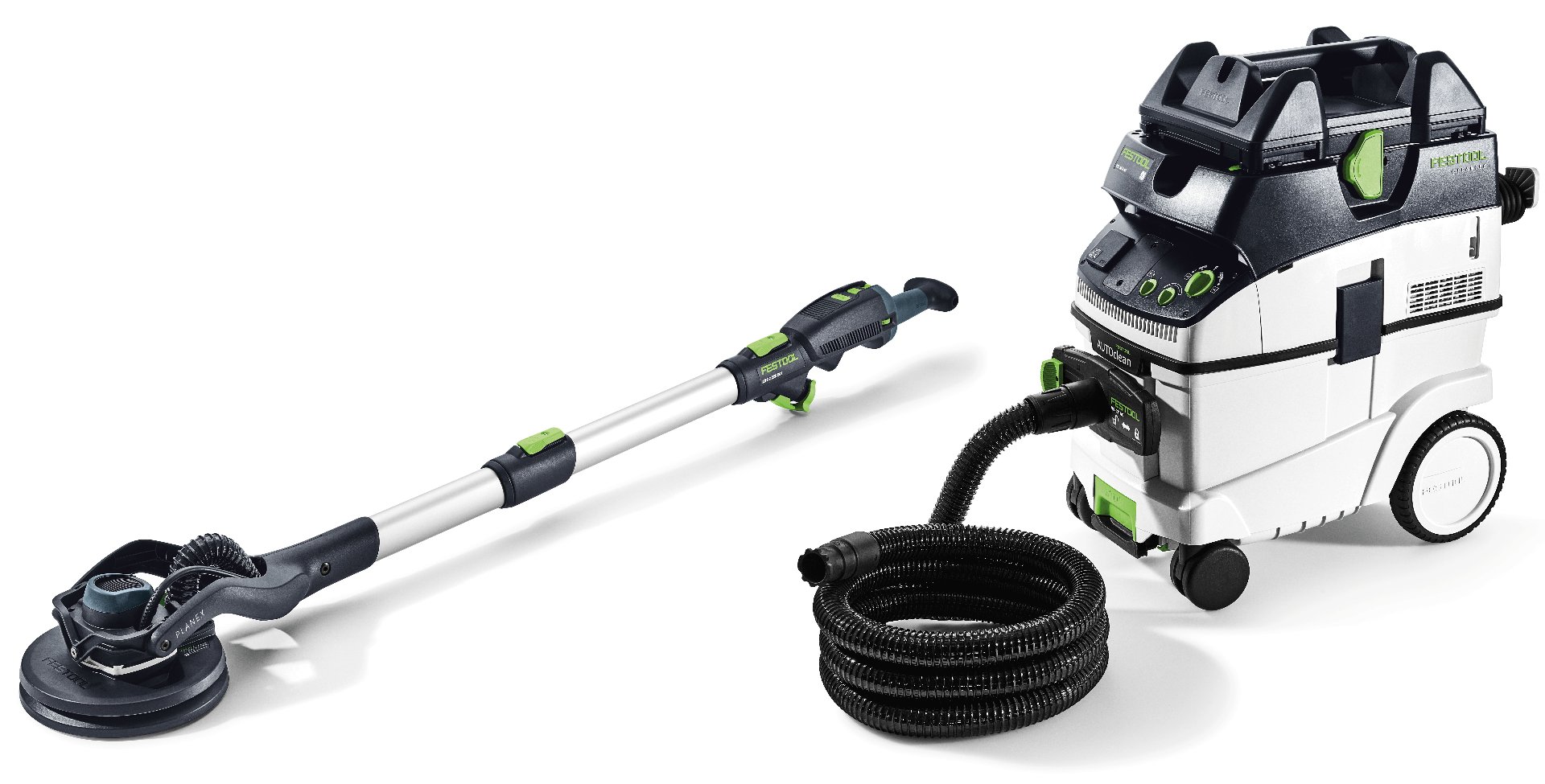 Langhalsschleifer- und Sauger-Set PLANEX LHS 2 225/CTL 36-Set