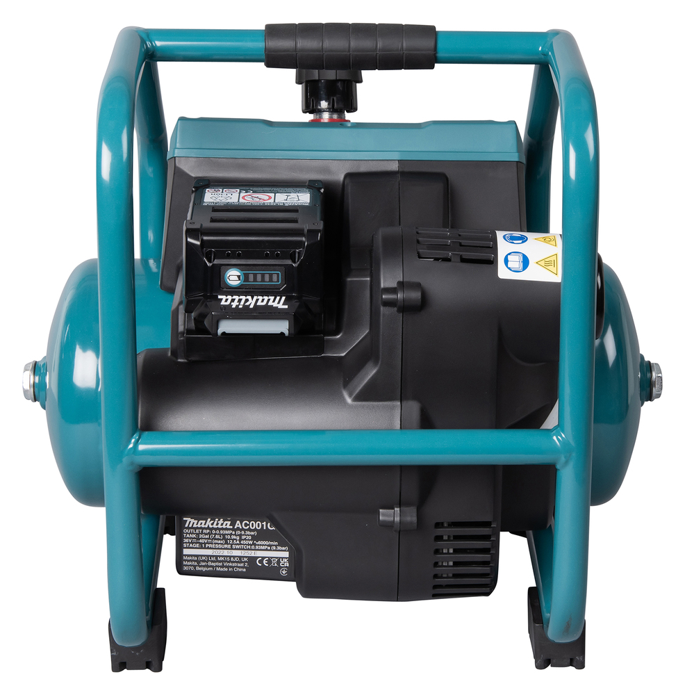 Makita Akku-Kompressor AC001GZ XGT 40V max. 7,6l 9,3 bar ölfrei
