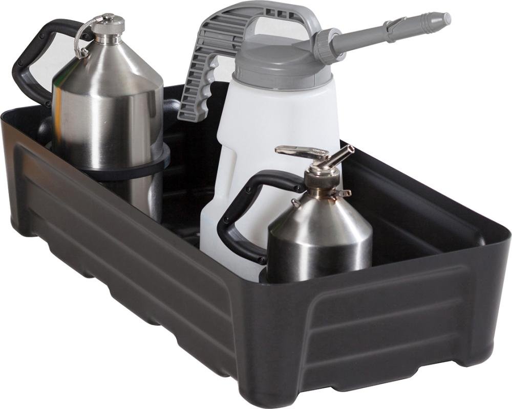 asecos Kleingebindewanne PE 592x400x180, 30 L