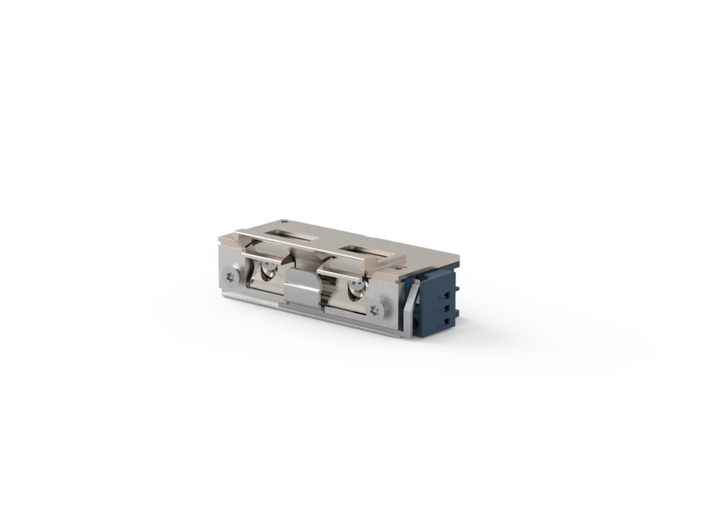 Elektro-Türöffner,mit Rückmeldekontakt 5U6X21 AC/DC, B 17,4, H 72,9, T 31,4