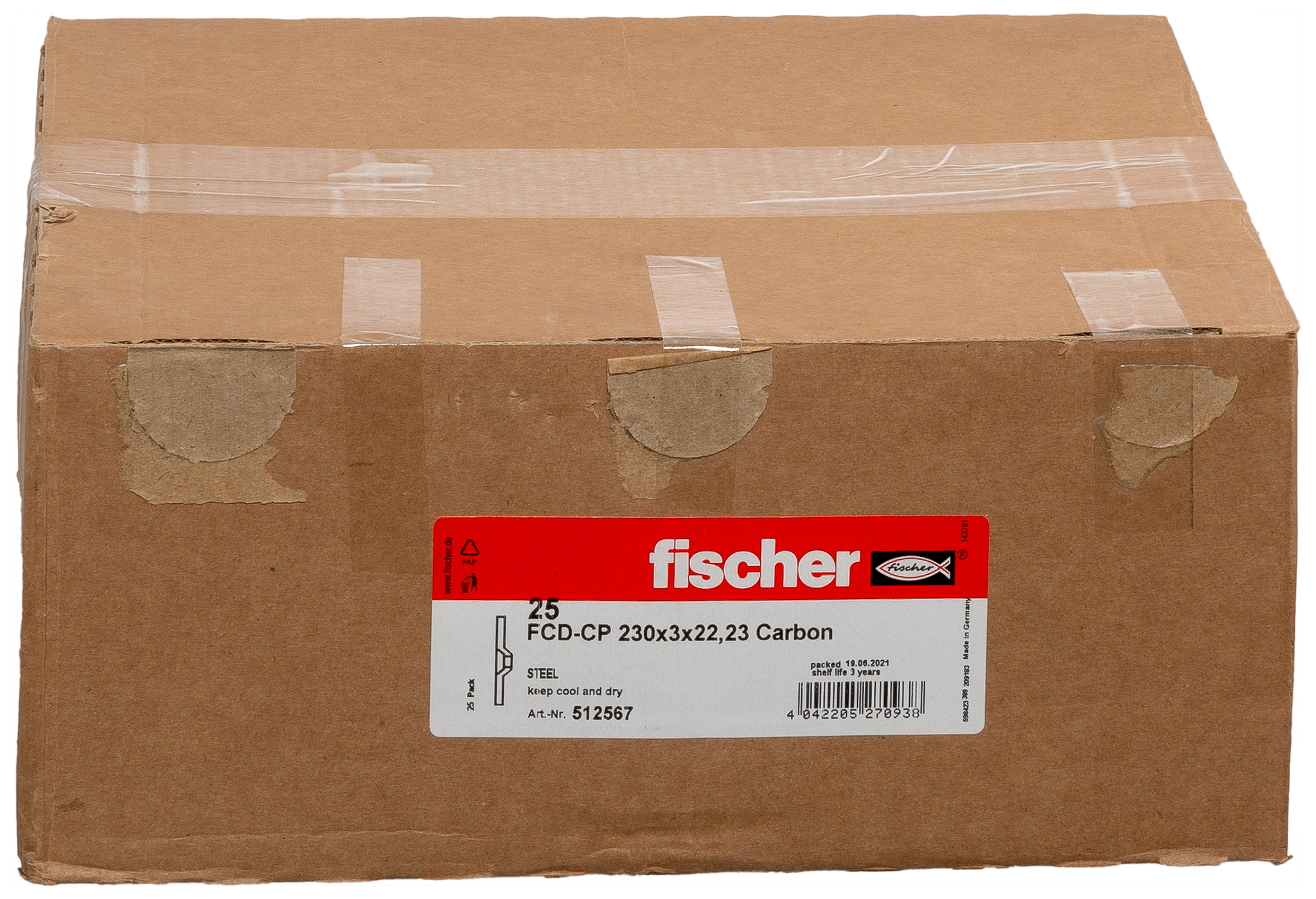 Produktbild, Kiste, Karton, Lieferung des Pakets, Visitenkarte