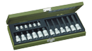 Proxxon Steckschlüsselsatz HX 1/4" + 1/2" 18-teilig 23100