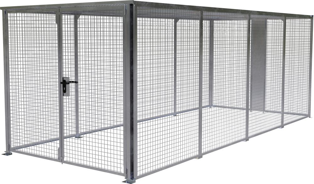 Bauer Südlohn Lagerbox LBM 6000 B2450xT5885xH2100 mm verzinkt