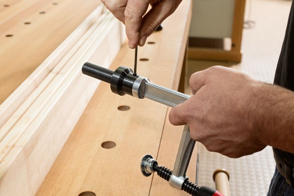 Bessey Werkbank-Adapter TW16AW20 für 16mm Lochsystem auf 20mm Werkbänken