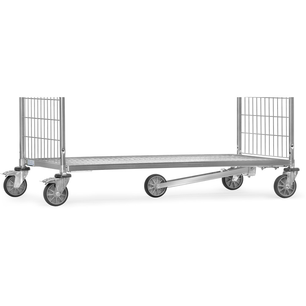 Fetra Spurrolle 28SP0 TPE-Rad Ø 125 mm für Kommissionierwagen Ladefläche 650 x 510 mm