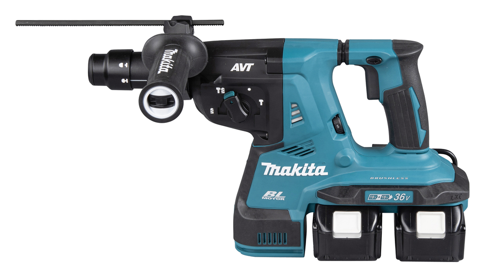 Makita Akku-Kombihammer DHR281ZJ 2x18V SDS-Plus bürstenloser Motor 2,9 Joule