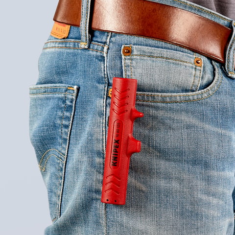 Knipex Universal-Abmantelungswerkzeug 16 80 125 SB für Rundkabel 8-13mm