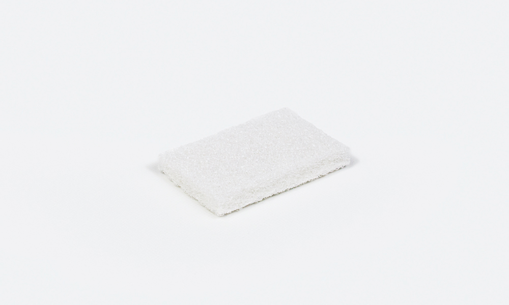 Cleho Schleifvlies fein weiß 10 x 6 cm