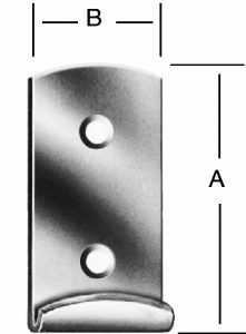 Vormann Schließhaken gerade 17x15x2mm verzinkt 000008015Z