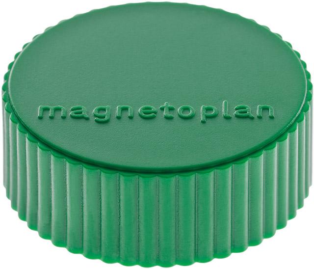 Produktbild magnetoplan Magnet D34mm VE10 Haftkraft 2000 g grün