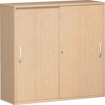 Geramöbel Schiebetürenschrank 3 OH zu Büromöbelserie „Pro“