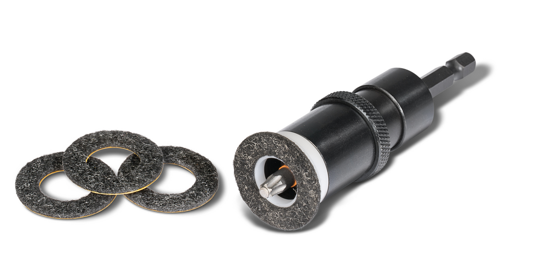 SPAX Tiefenanschlag Drive Stop mit Filzringen und T25 T-Star Plus Bit
