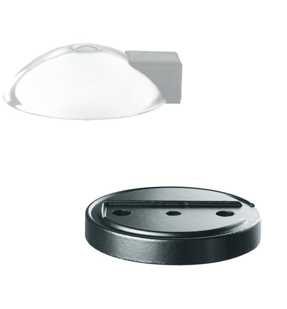 Produktbild OT-Unterlegplatte, 38 3884, für Bodentürstopper, ALU tiefschwarz farb.KF besch.