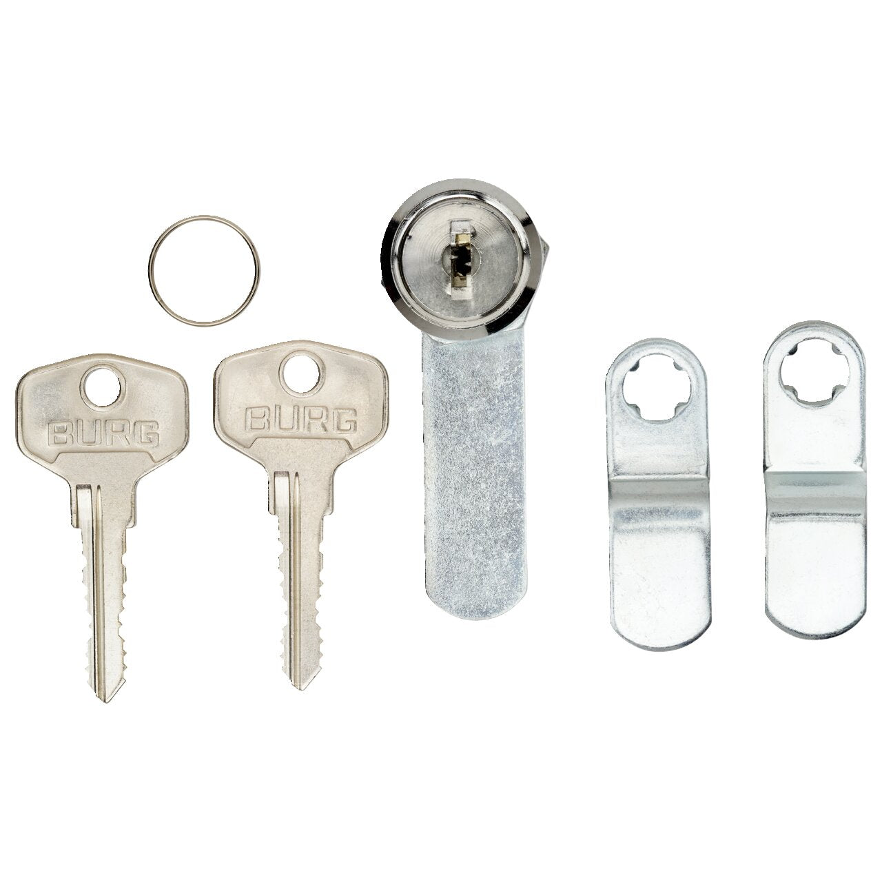 Burg Wächter Universalzylinder ZS 86 Zinkdruckguss vernickelt 1-24mm