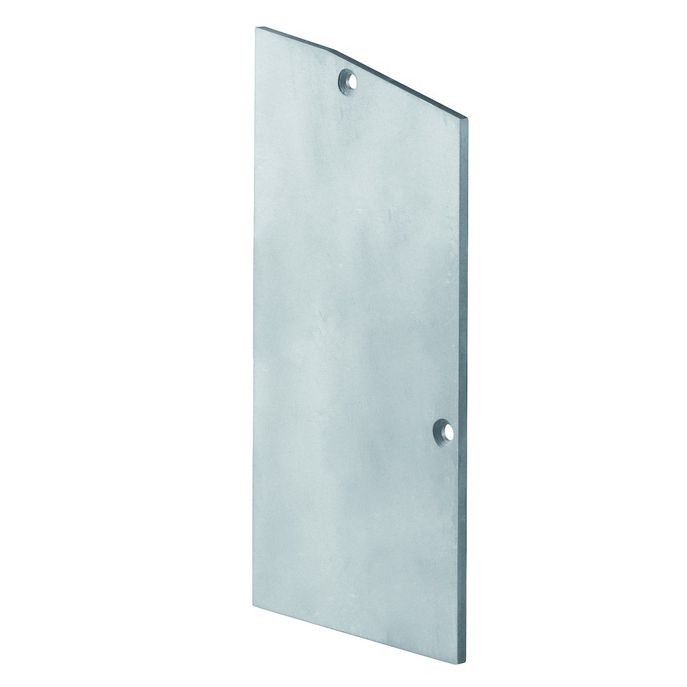 Produktbild Schieb.ft.laden-Abdeckkappe, für Montageschiene einspurig, Aluminium, pressblank