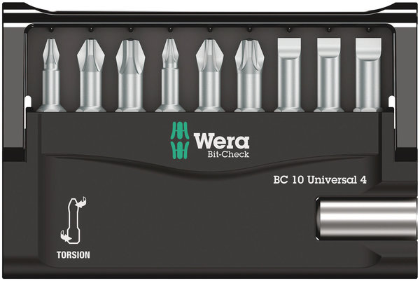 Bit-Check 10 Universal 4, 10 pieces