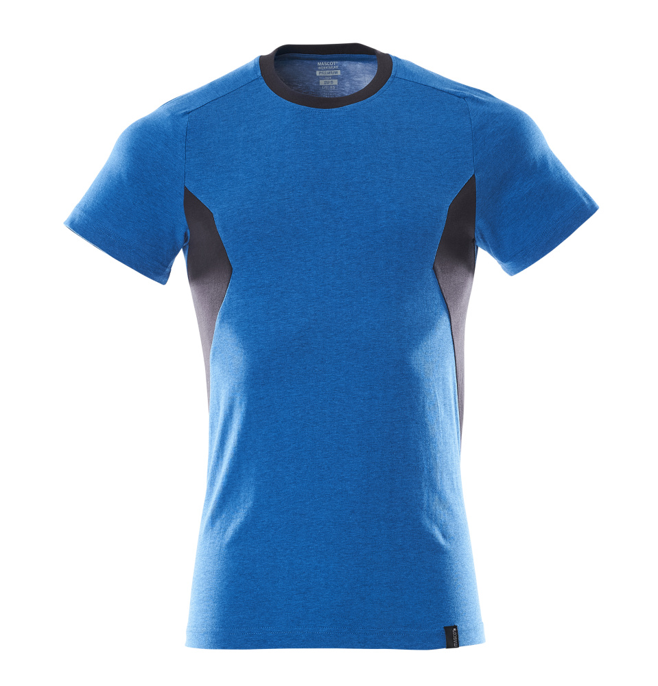Mascot T-Shirt, moderne Passform T-shirt Größe L ONE, azurblau/schwarzblau