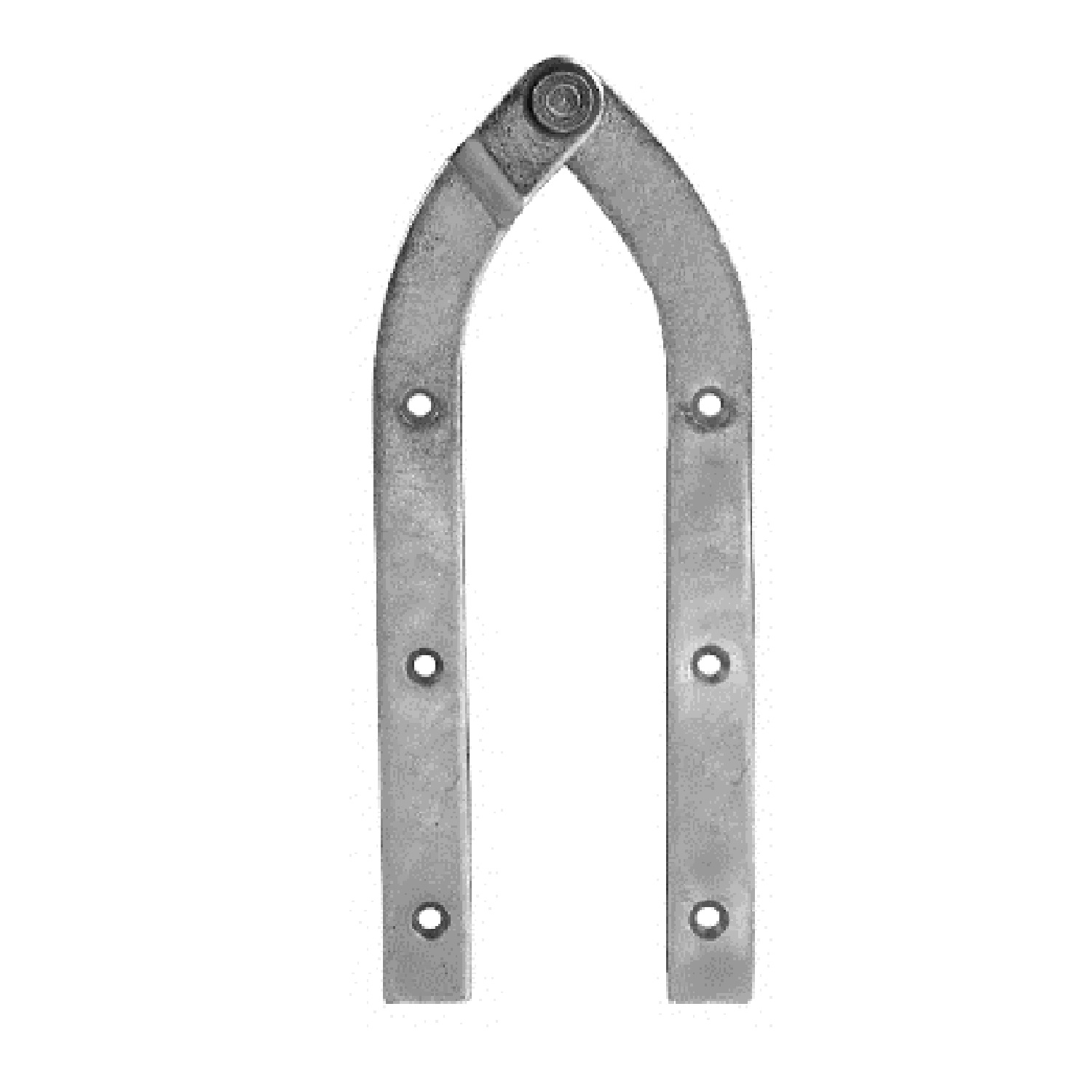 Pollmann Stehleiterband 220 mm, hell verzinkt, Stahl roh, 20x4 mm