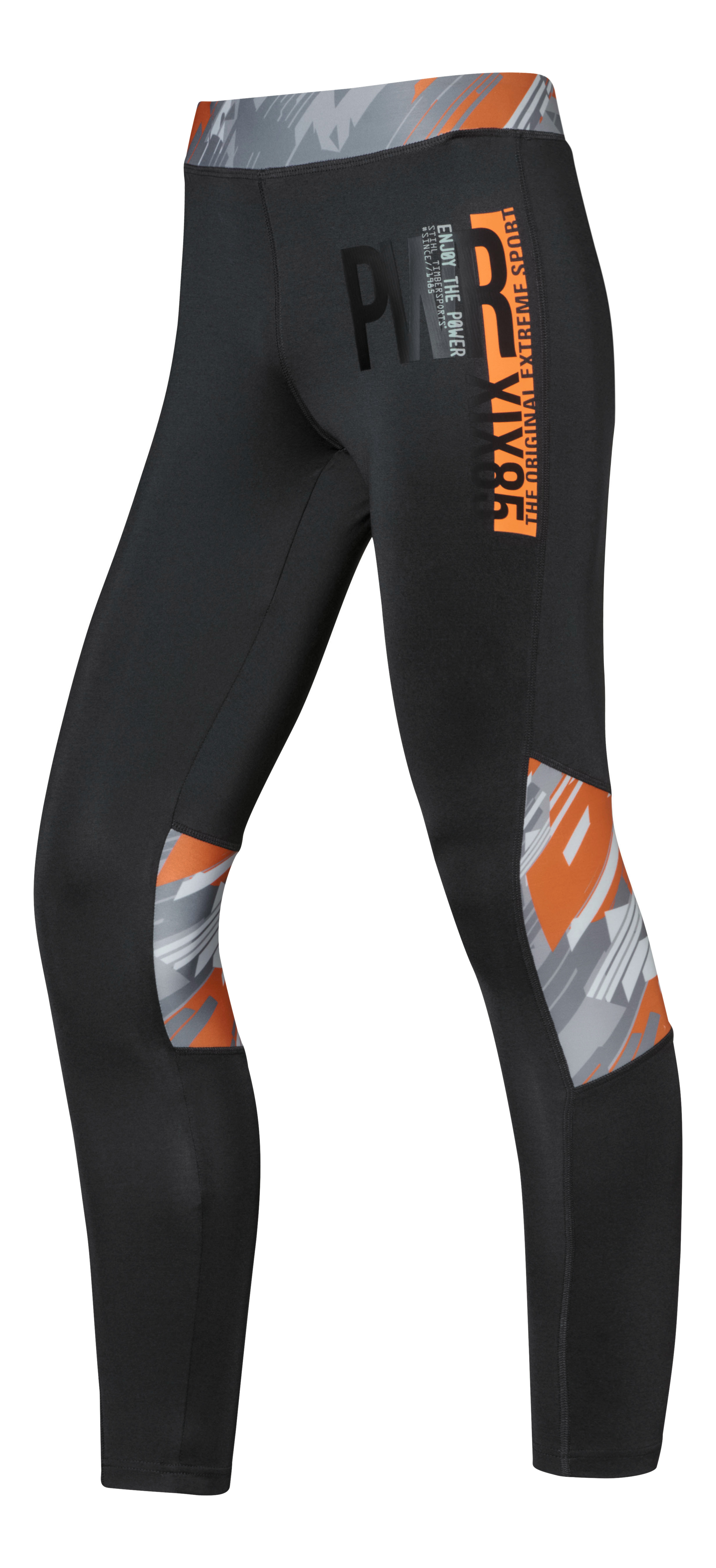 STIHL Sportleggings grau/orange