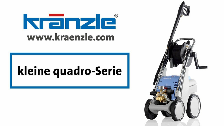 Kränzle Hochdruckreiniger quadro 11/140 TST Kaltwasser 230V 140bar 11l/min mit Schlauchtrommel