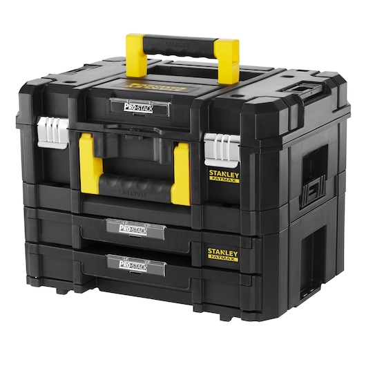 Stanley PRO-STACK Combo FMST1-71981 Werkzeugbox mit 2 Schubladen