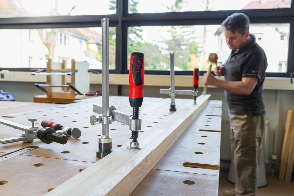 Bessey Spannelement mit variabler Ausladung TWV28 300/175 (2K-Griff)