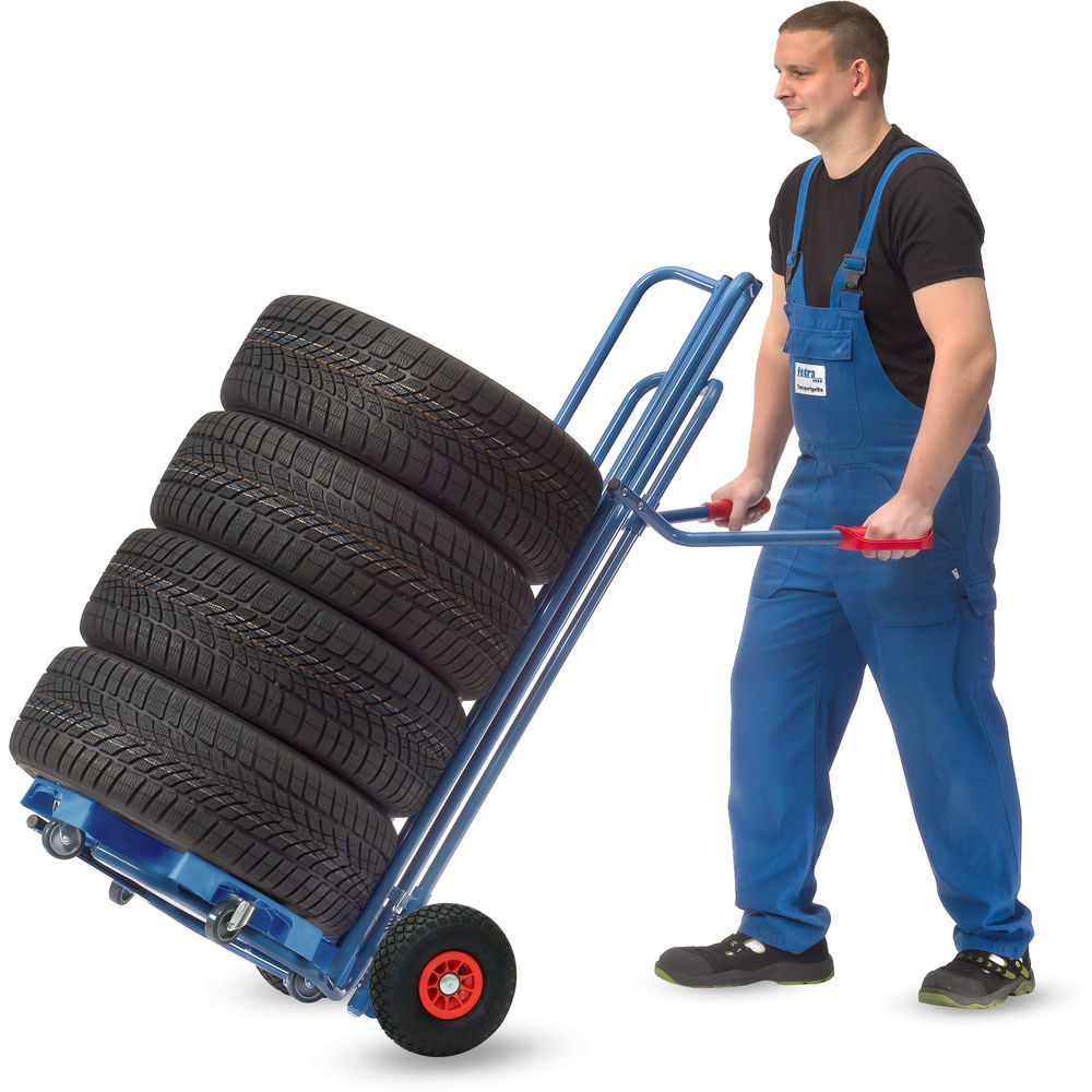 Fetra Reifen-Roller "TYRE TROLLEY" 4546 TPE-Bereifung 120kg
