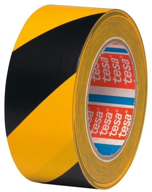 Tesa® Markierungsband 16 Schwarz-Gelb 33m x 50mm