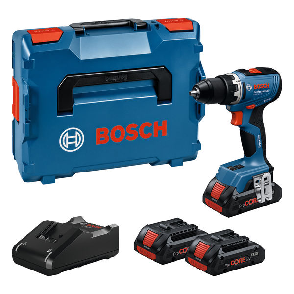 Bosch GSR 18V-65 (3xPC4,0Ah, L)