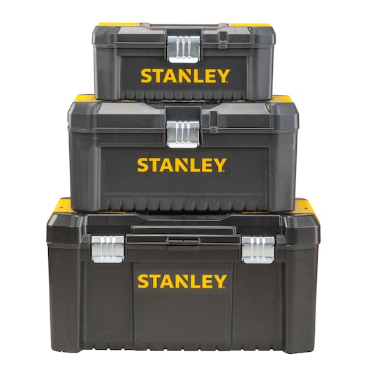 Stanley Kunststoffbox Essential 16" Metall STST1-75518 mit Organizer