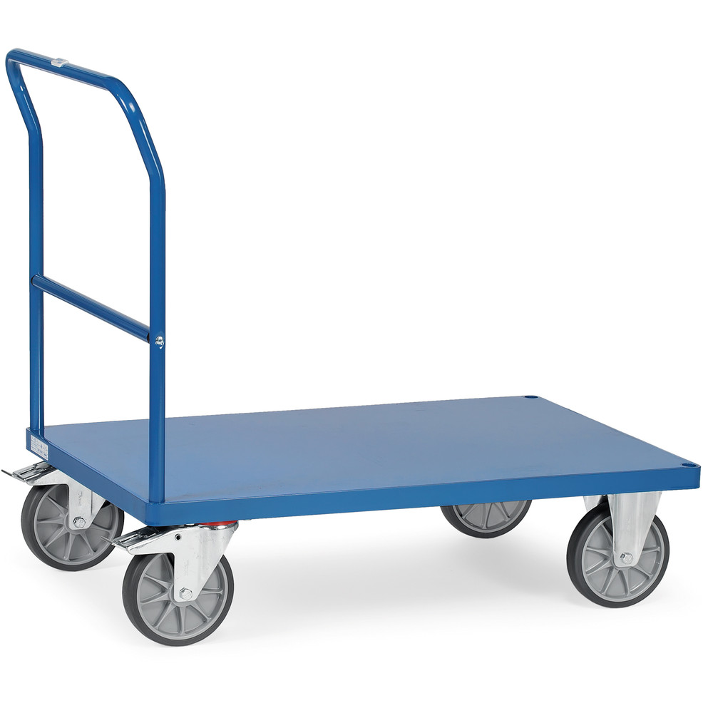 Fetra Schiebebügelwagen 2500B Stahlblechplattform 850x500mm 500kg TPE-Bereifung