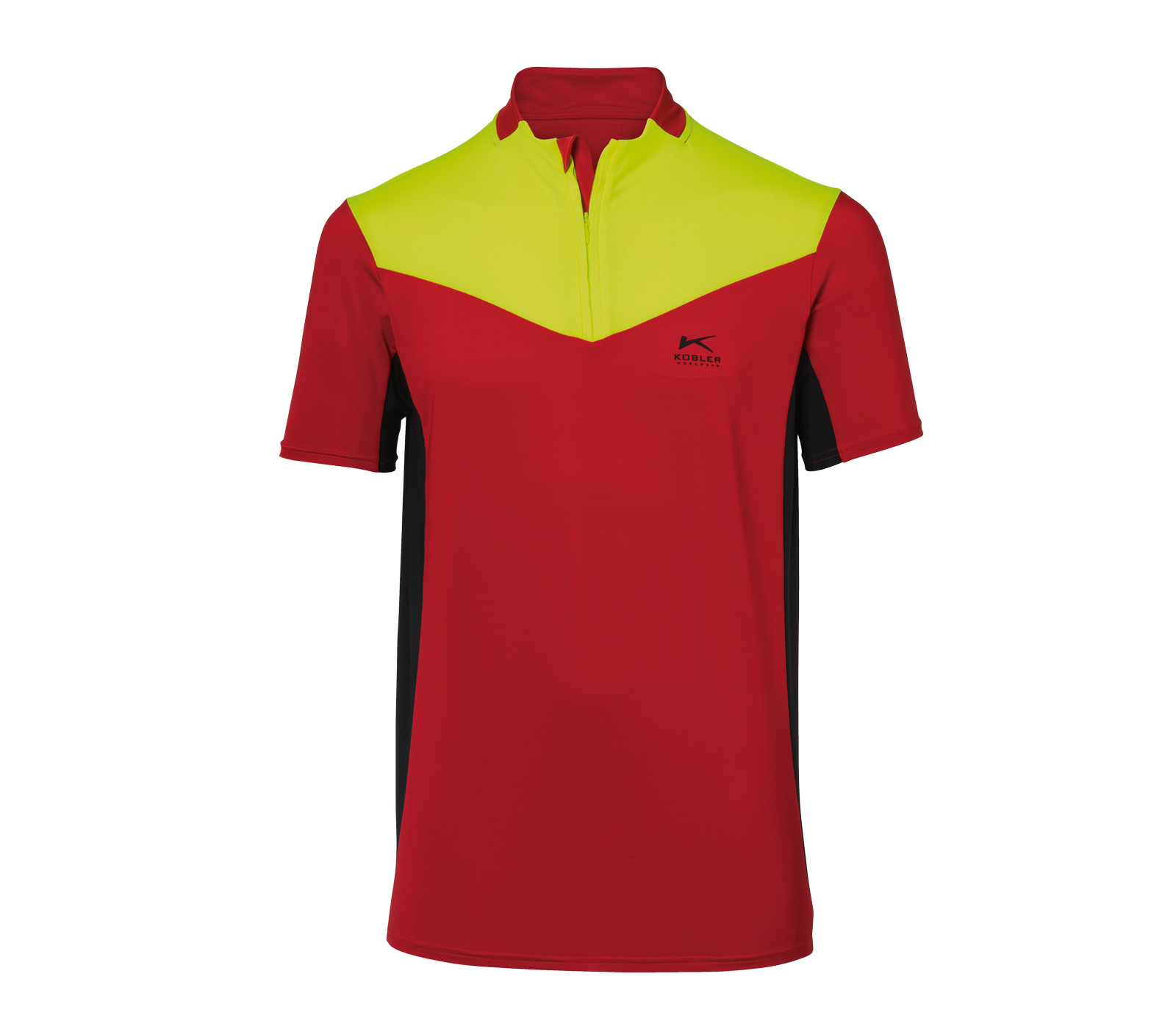Kübler Forest Funktionsshirt Rot/Warngelb