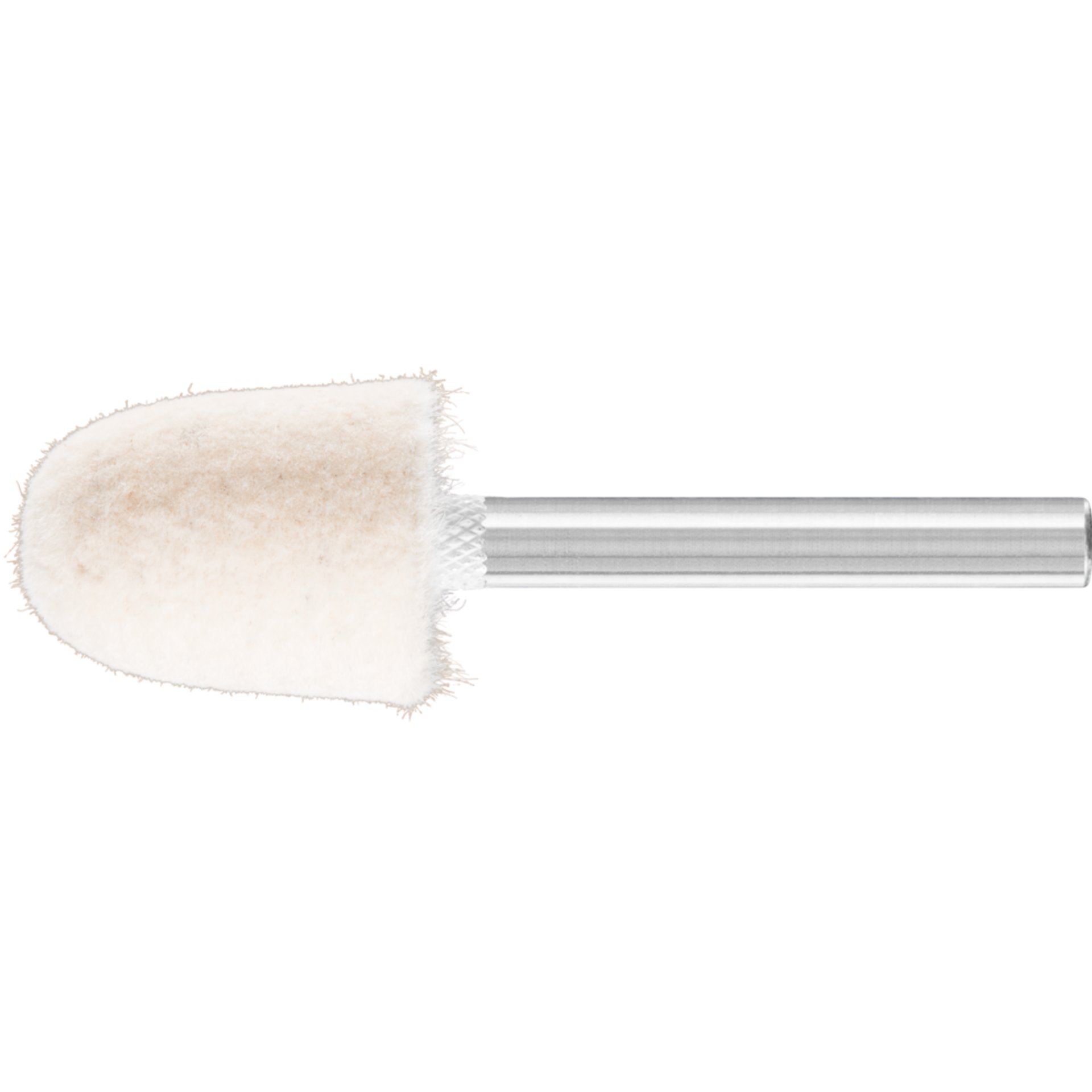 Pferd mittelharte Filzpolierstifte Kegelform Ø 20x25 mm Schaft-Ø 6 mm