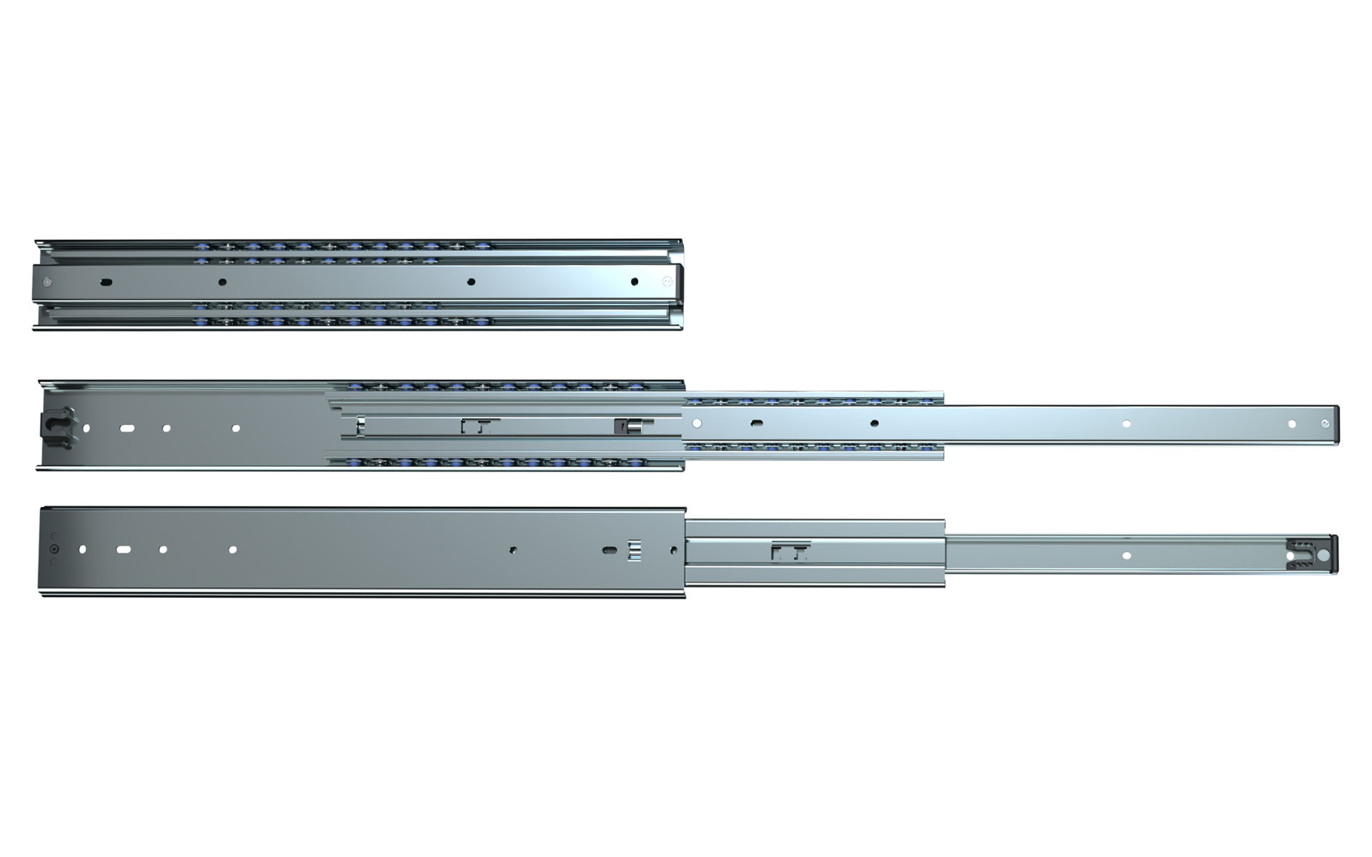 Schock Teleskopschiene Vollauszug Serie 039 305mm 90kg Air Motion®