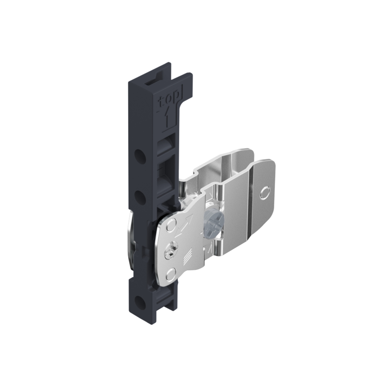 HETTICH AvanTech YOU Frontbefestigung für Zarge, Höhe 139 mm, zum Anschrauben