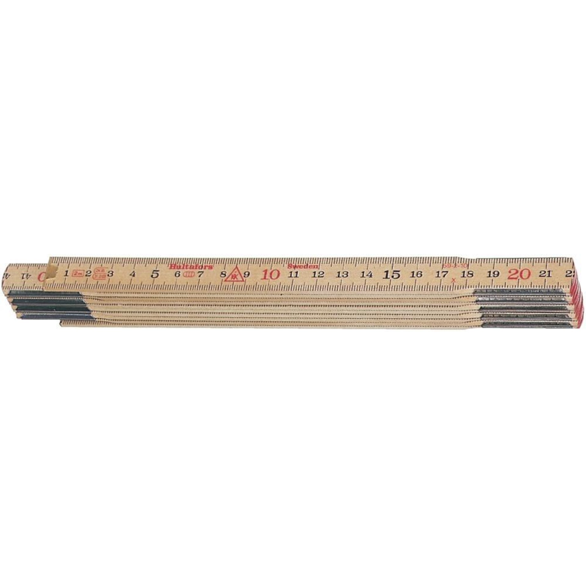 Hultafors Schwedenmeter  2 mtr. 10gliedrig