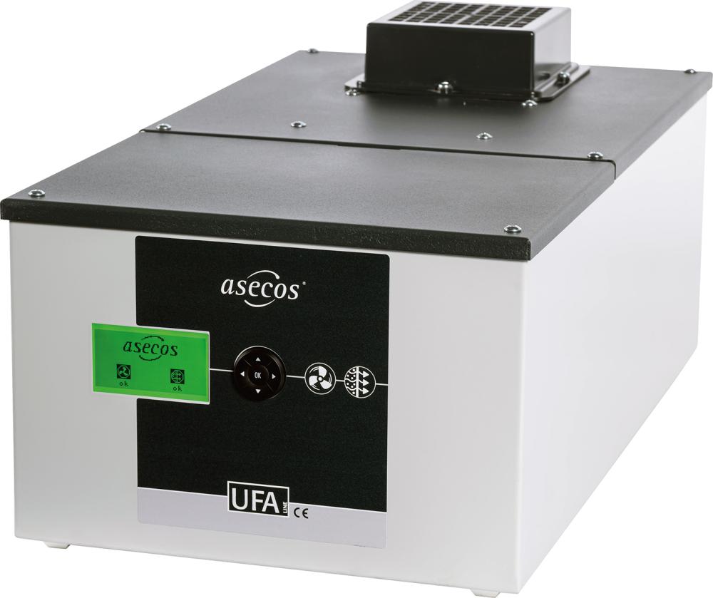 asecos Umluftfilteraufsatz für Gefahrstoffschränke, Modelle S-CLASSIC, Q-CLASSIC, Q-Pegasus