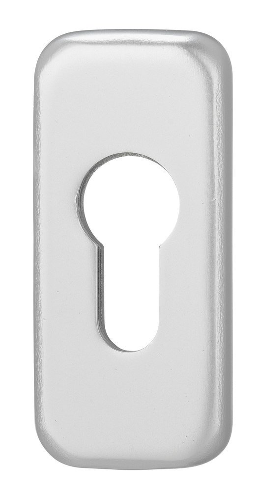 edi Schlüsselrosette 0812/9003 Aluminium F1 Schildstärke 9 mm PZ kantig