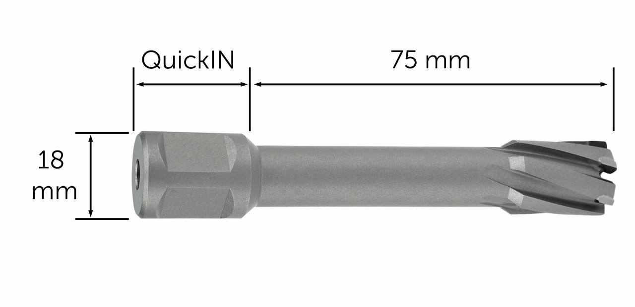 Fein HM Ultra 75 Kernbohrer mit QuickIN-Aufnahme 35mm 75mm