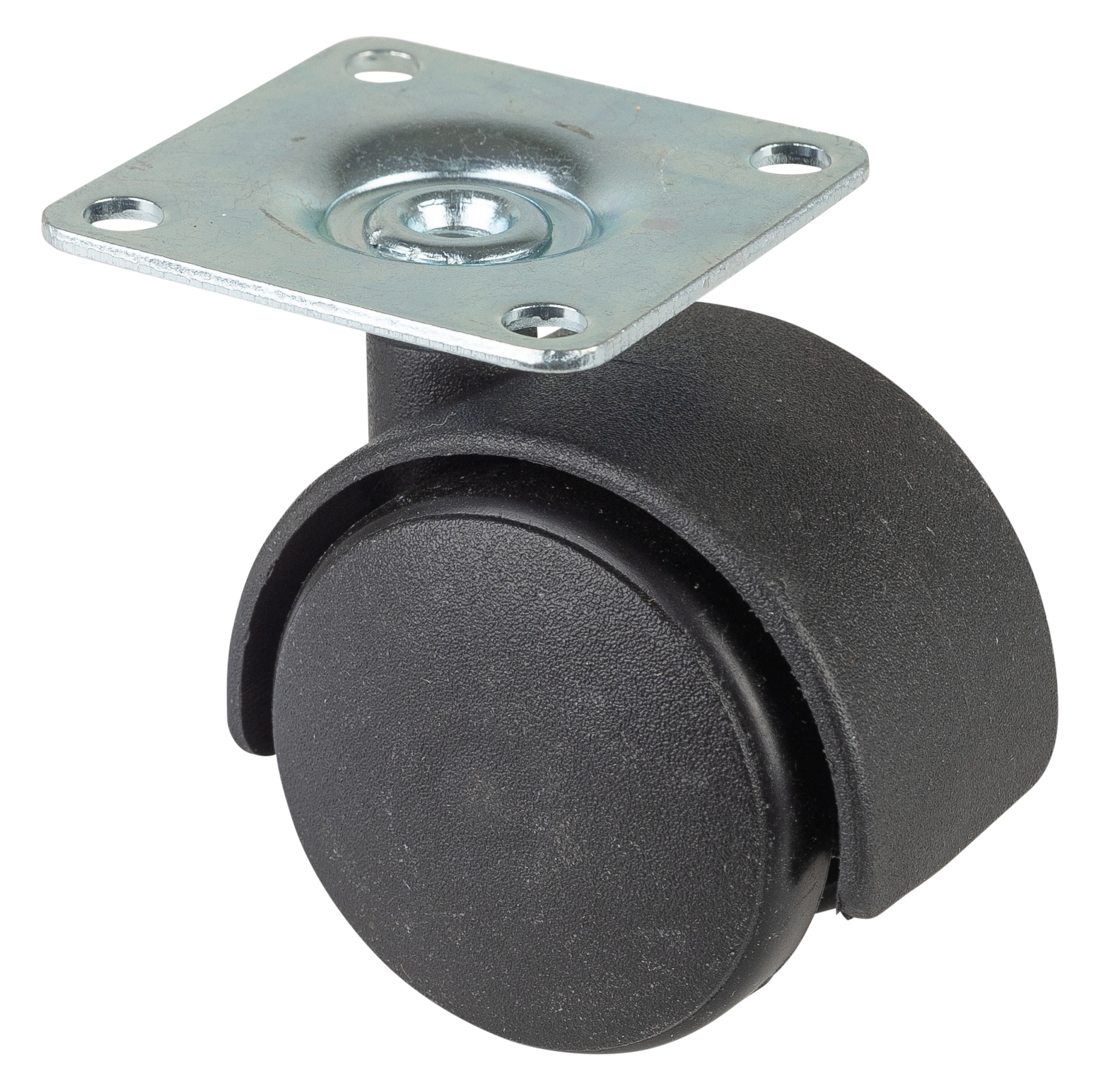 BS Rollen Kunststoff Doppelrolle F75.040.PL Rad-Ø 40 mm Tragkraft 30 kg Anschraubplatte