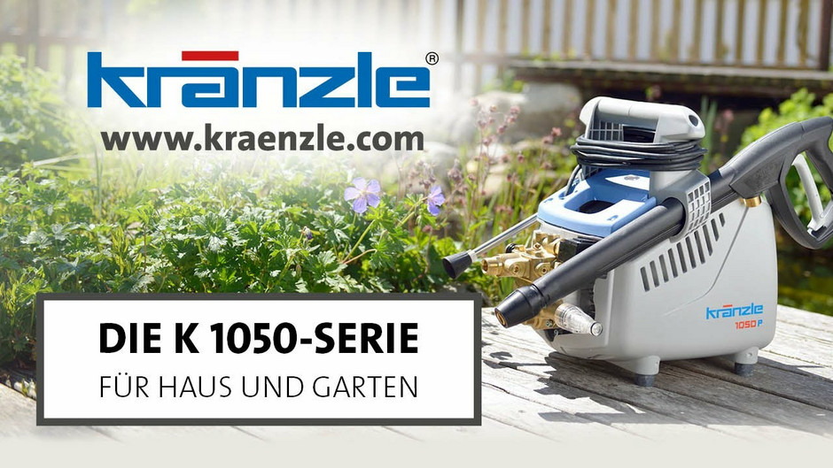 Kränzle Hochdruckreiniger K 1050 P 130 bar 450 l/h 230 V tragbar