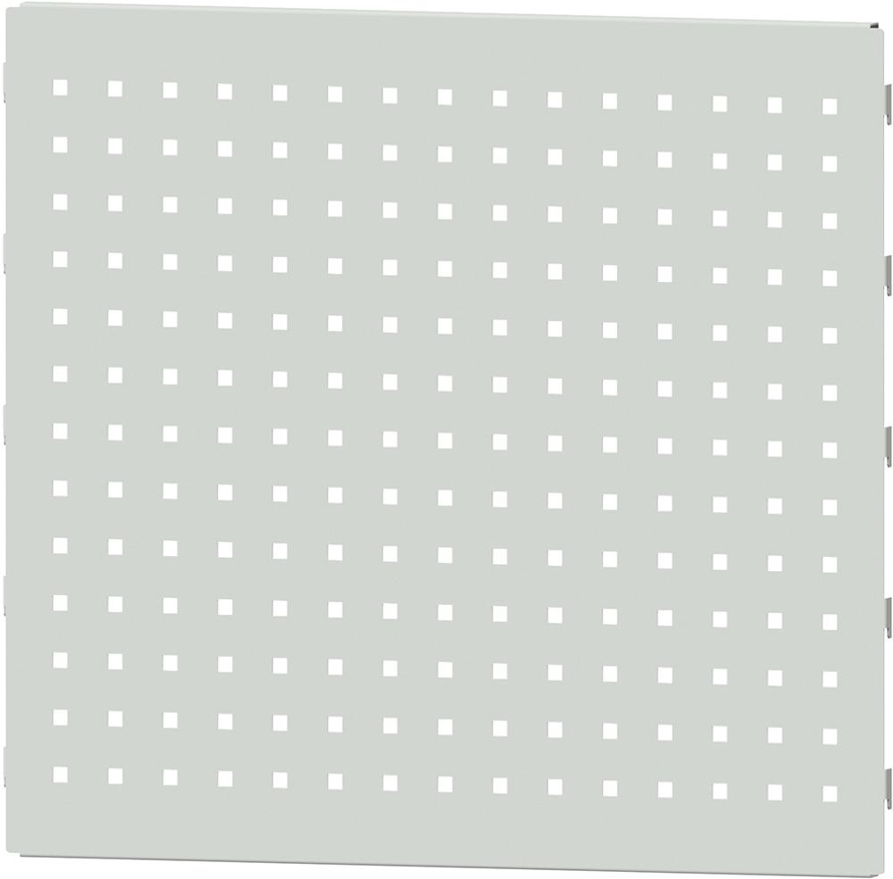 ANKE Lochblechwand B612xH566mm RAL 7035 für Vertikalauszug