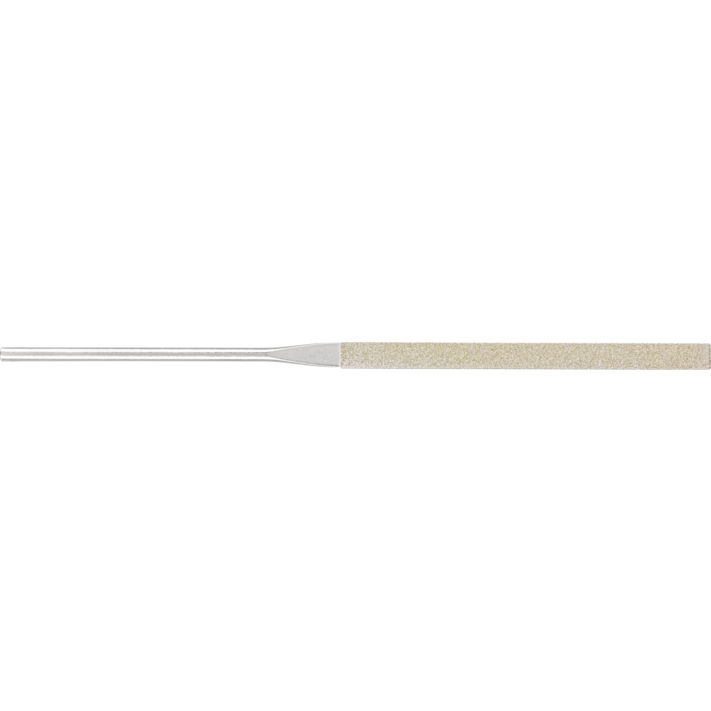 Pferd Diamant-Nadelfeile flachstumpf 140mm D126 (mittel) für harte Werkstoffe