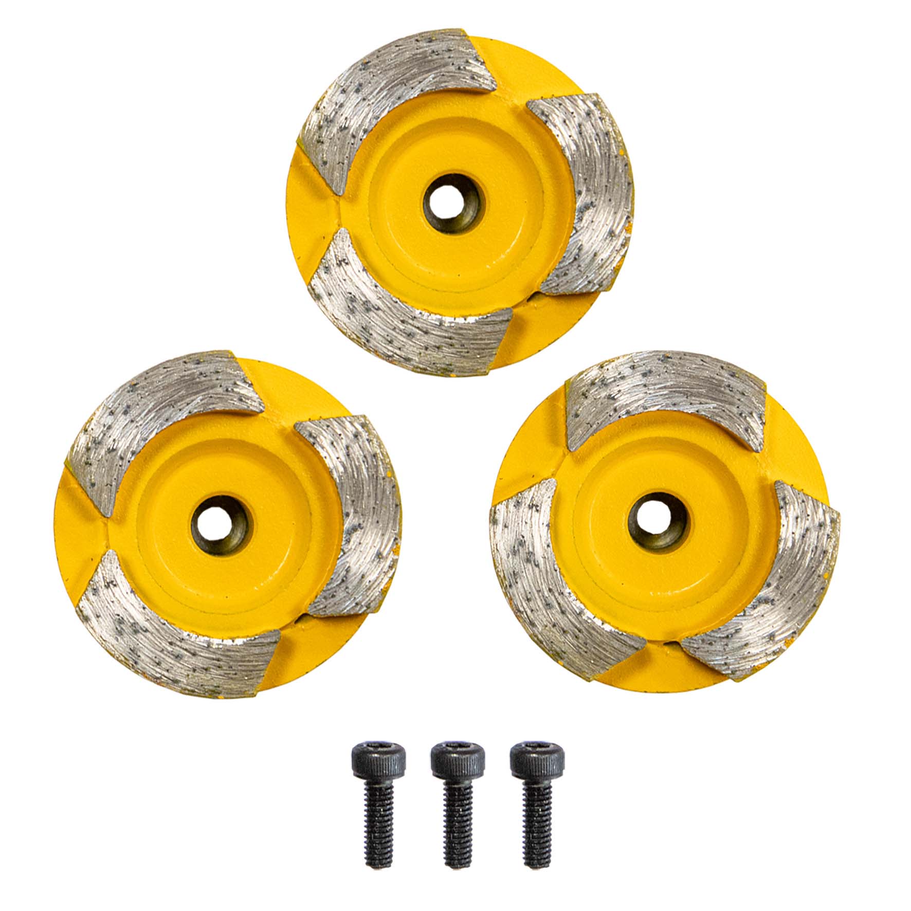 Eibenstock Diamant-Schleifteller Ø 44 mm 3er-Set Estrich
