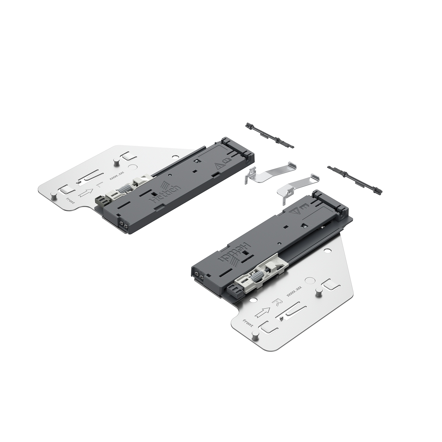 HETTICH Öffnungssystem Push to open Silent, < 10 kg, links und rechts