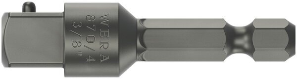 Wera Werkzeugschaft 870/4 1/4 Zoll Außenvierkant 3/8 Zoll Außenvierkant