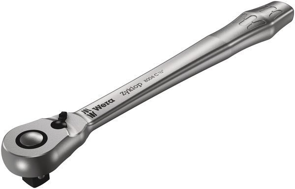 8004 C Zyklop Metal Ratchet with switch lever and 1/2&quot; drive, 1/2&quot; x 2, Schraubenschlüssel, Klinge, Rasiermesser, Waffe