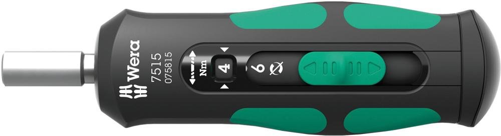 Wera 7515 Kraftform Safe-Torque Speed Drehmomentschraubendreher 2-6 Nm