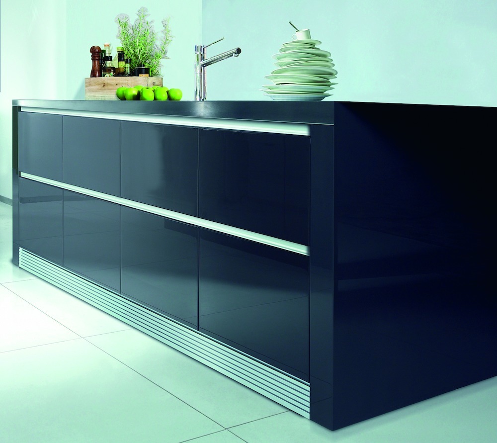 Format Griffmulde C-Profil horizontal 2400 mm weiss RAL 9010